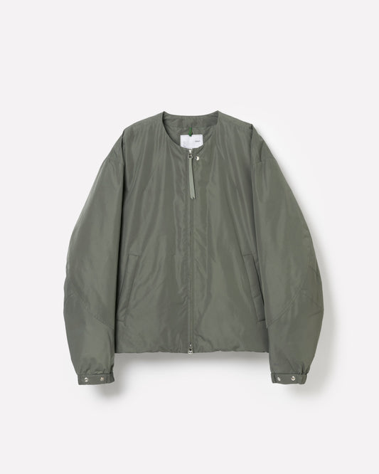 COLLARLESS BOMBER DOWN JACLET