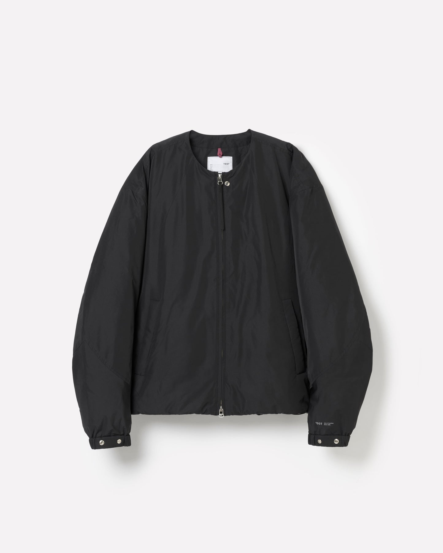 COLLARLESS BOMBER DOWN JACLET