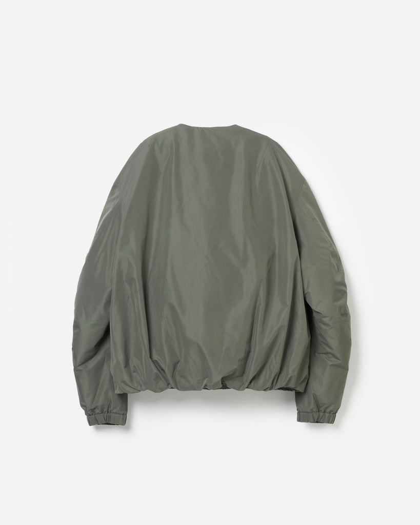 COLLARLESS BOMBER DOWN JACLET