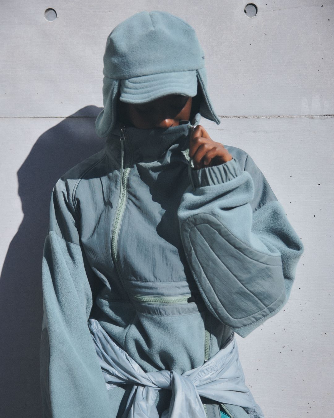 DOUBLE ZIP FLEECE JACKET