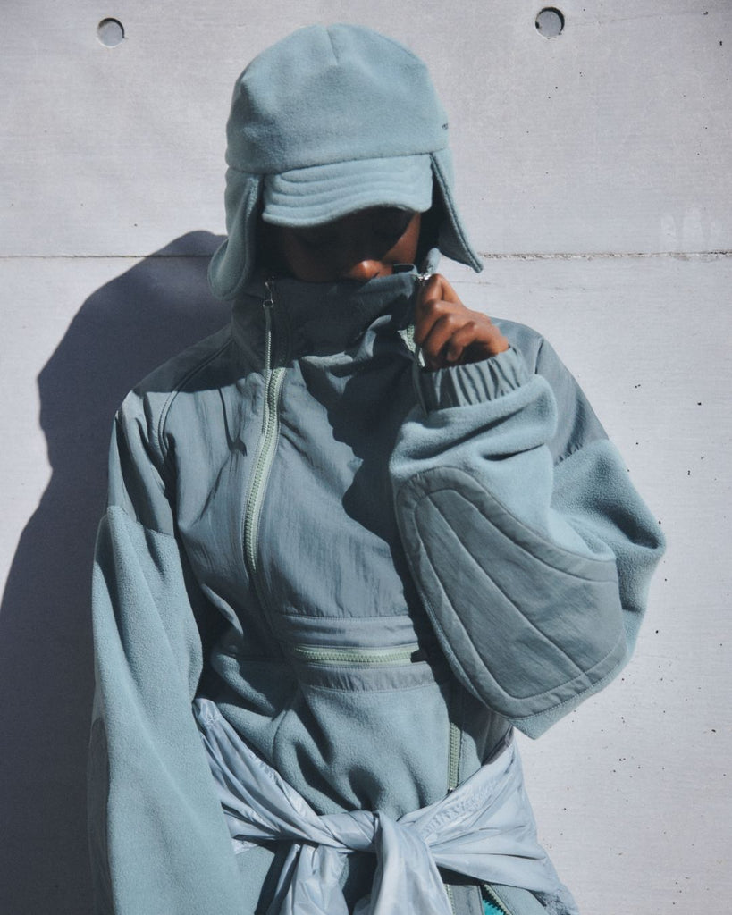 DOUBLE ZIP FLEECE JACKET