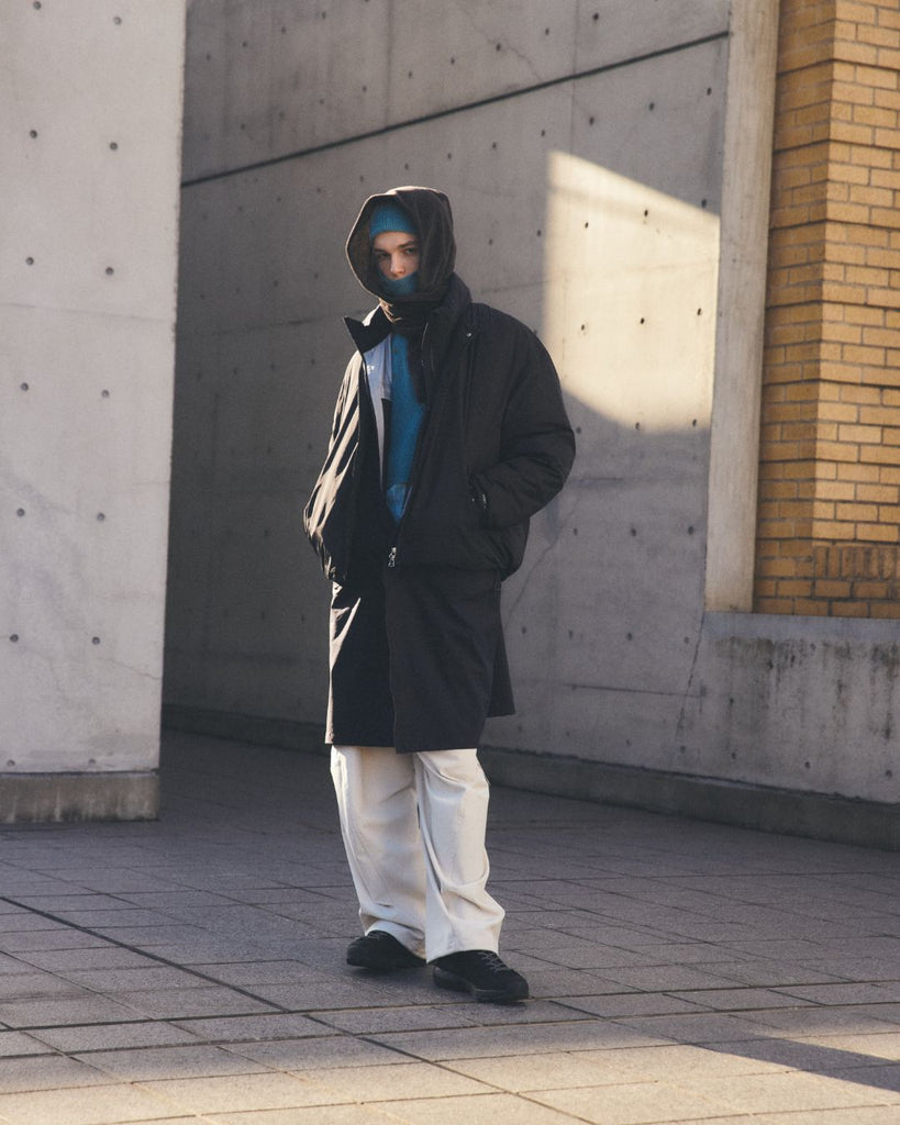 COLLARLESS BOMBER DOWN JACLET